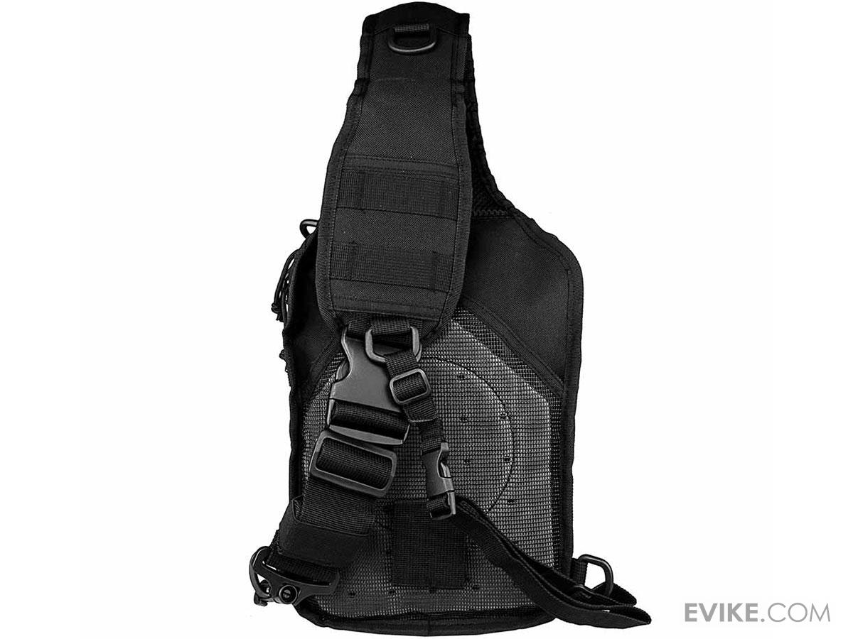 VISM / NcStar Shoulder Sling Utility Bag (Color Black), Tactical Gear