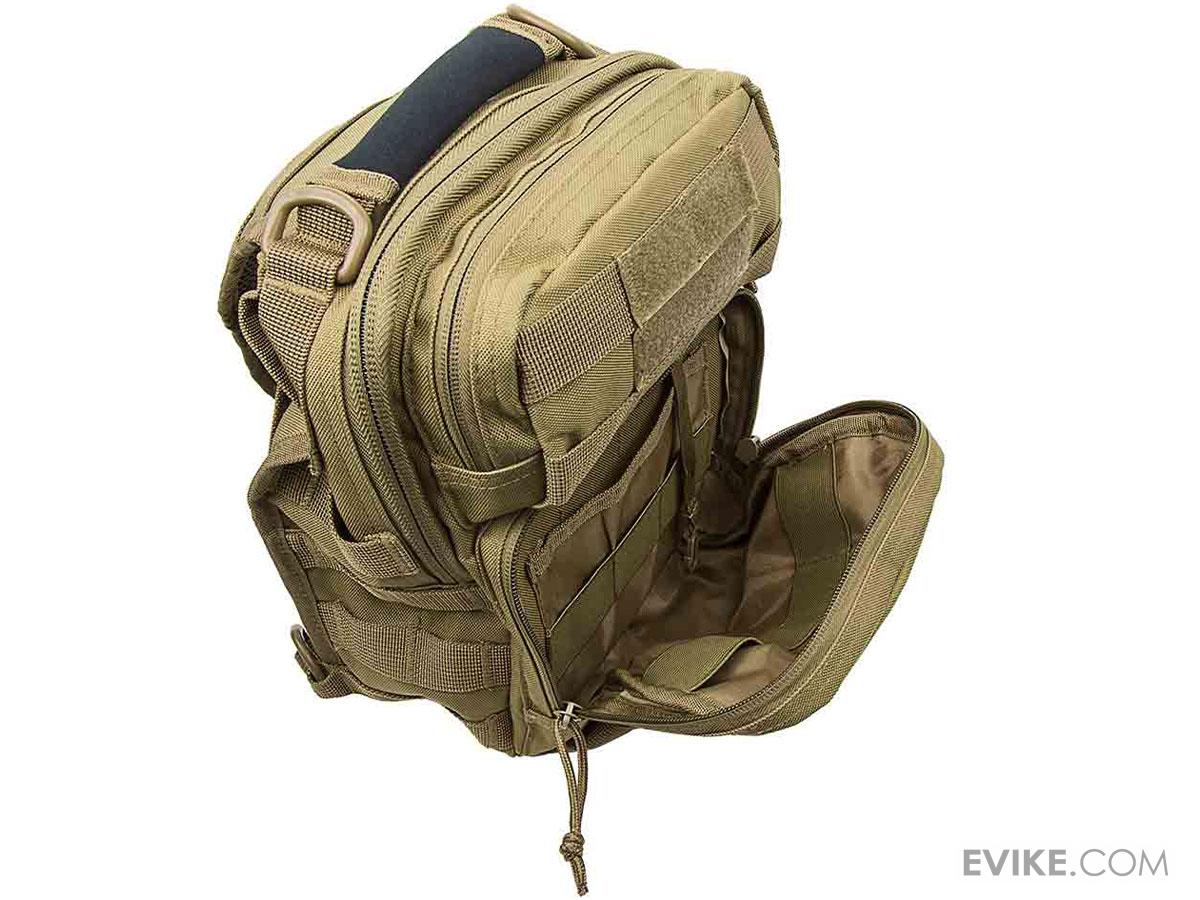 VISM / NcStar Shoulder Sling Utility Bag (Color Tan), Tactical Gear