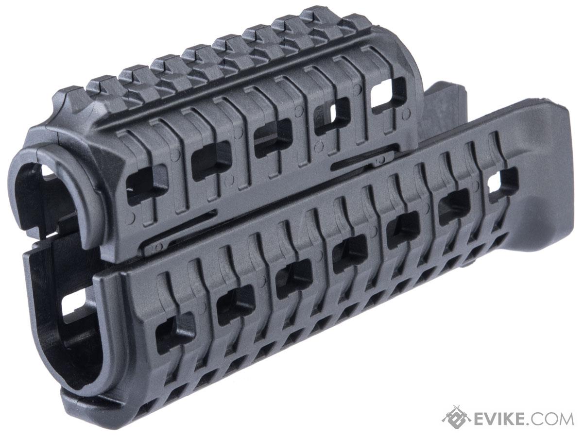 DLG Slim Lightweight Polymer M-LOK Handguard for AK Series Rifles (Color: Black)