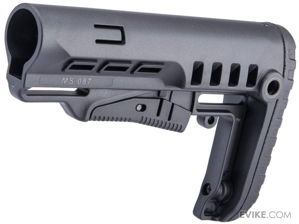 VISM Adjustable Tactical Milspec Stock for M4 / M16 Series Rifles (Color: Black)