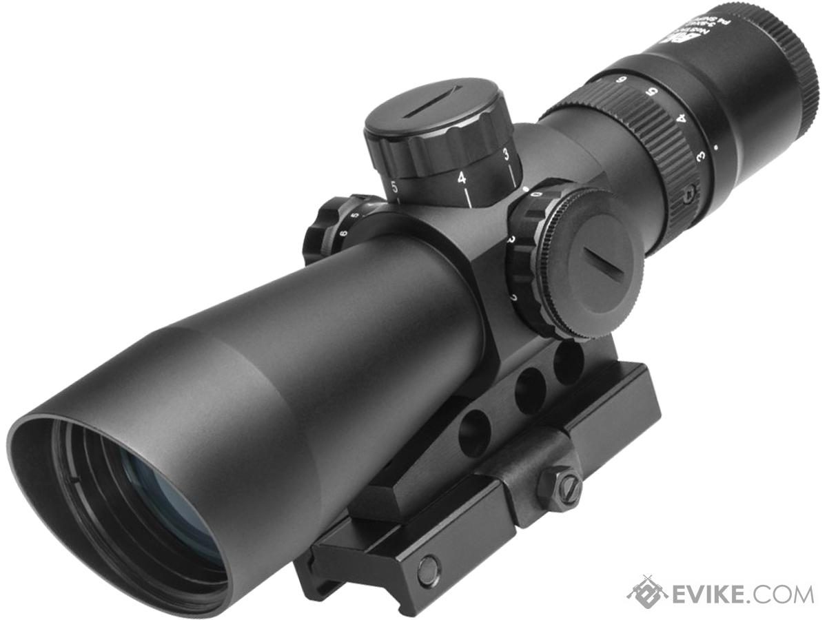 NcStar 3-9X42 Mark III Series Tactical Gen II Variable Magnification Blue / Green Scope (Reticle: P4 Sniper)