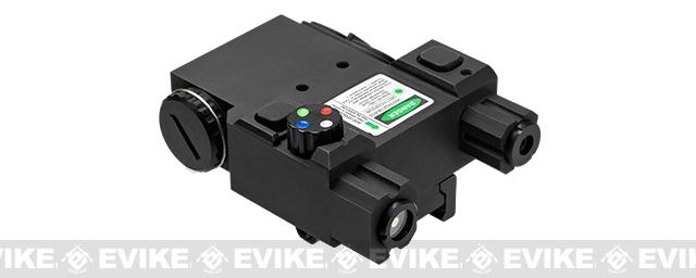 Vism L2 PEQ Light Laser Combo with Green laser and Map Lights (Color: Black)