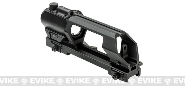 NcSTAR VISM AR15 Gen II QR Carry Handle & Optic Mount w/ VDGRLB Reflex Sight & Laser - Black