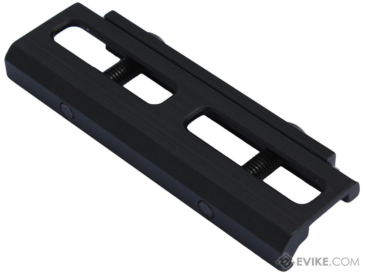 Vendetta Precision CNC Aluminum M-Lok to Picatinny Rail Adapter (Color: Anodized Black)