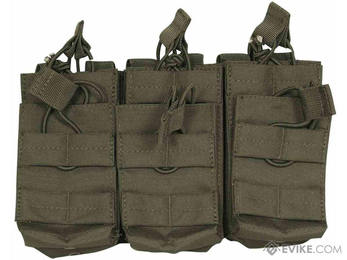 Viper Tactical Open Top Triple Duo Magazine Pouch (Color: Green)