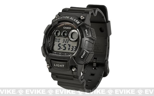 Casio Sports Series W735H Digital Watch (Color: Black)