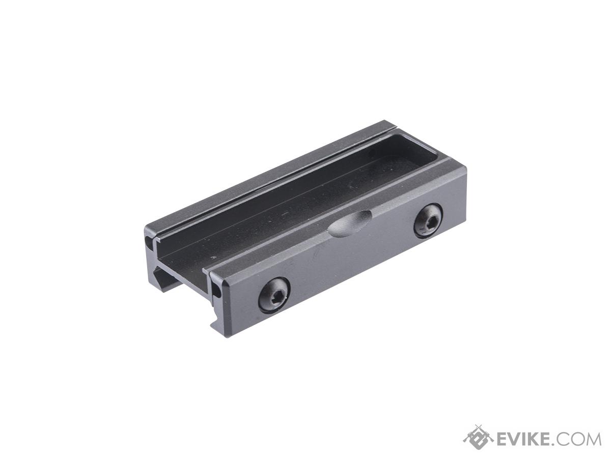 Element CNC Aluminum Rail Mount for Flashlight / Laser Pressure Pads (Color: Black)