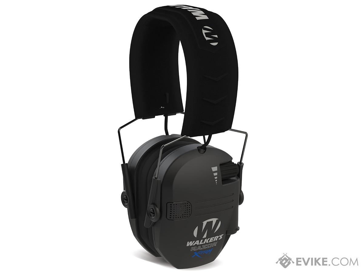 Walker's Razor X-TRM Ear Muffs w/ Cooling Pads (Color: Black)