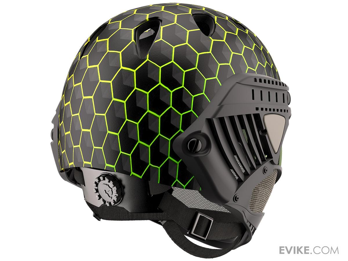 WARQ Custom Full Face Protection Helmet System (Color Electric