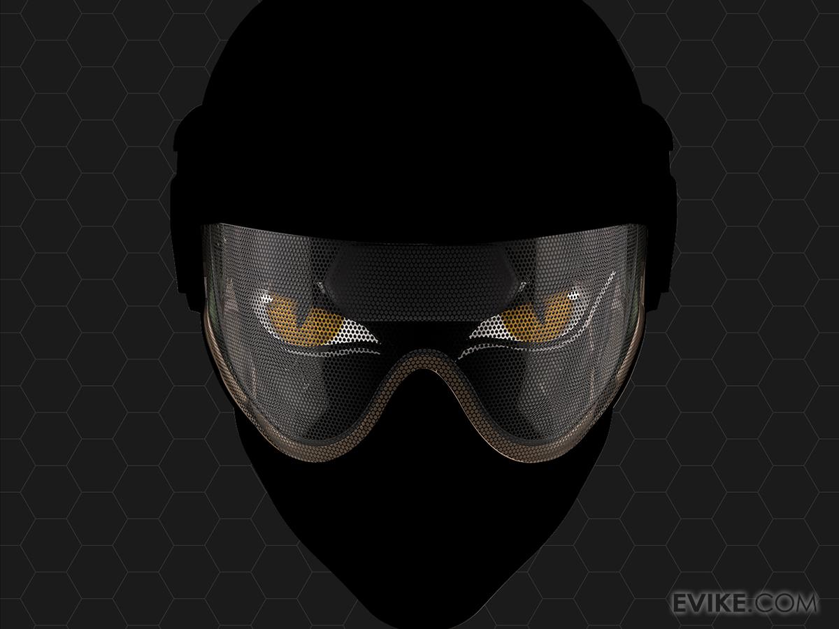 WARQ Printed Lens Screen for WARQ Helmets (Color: Wolf)