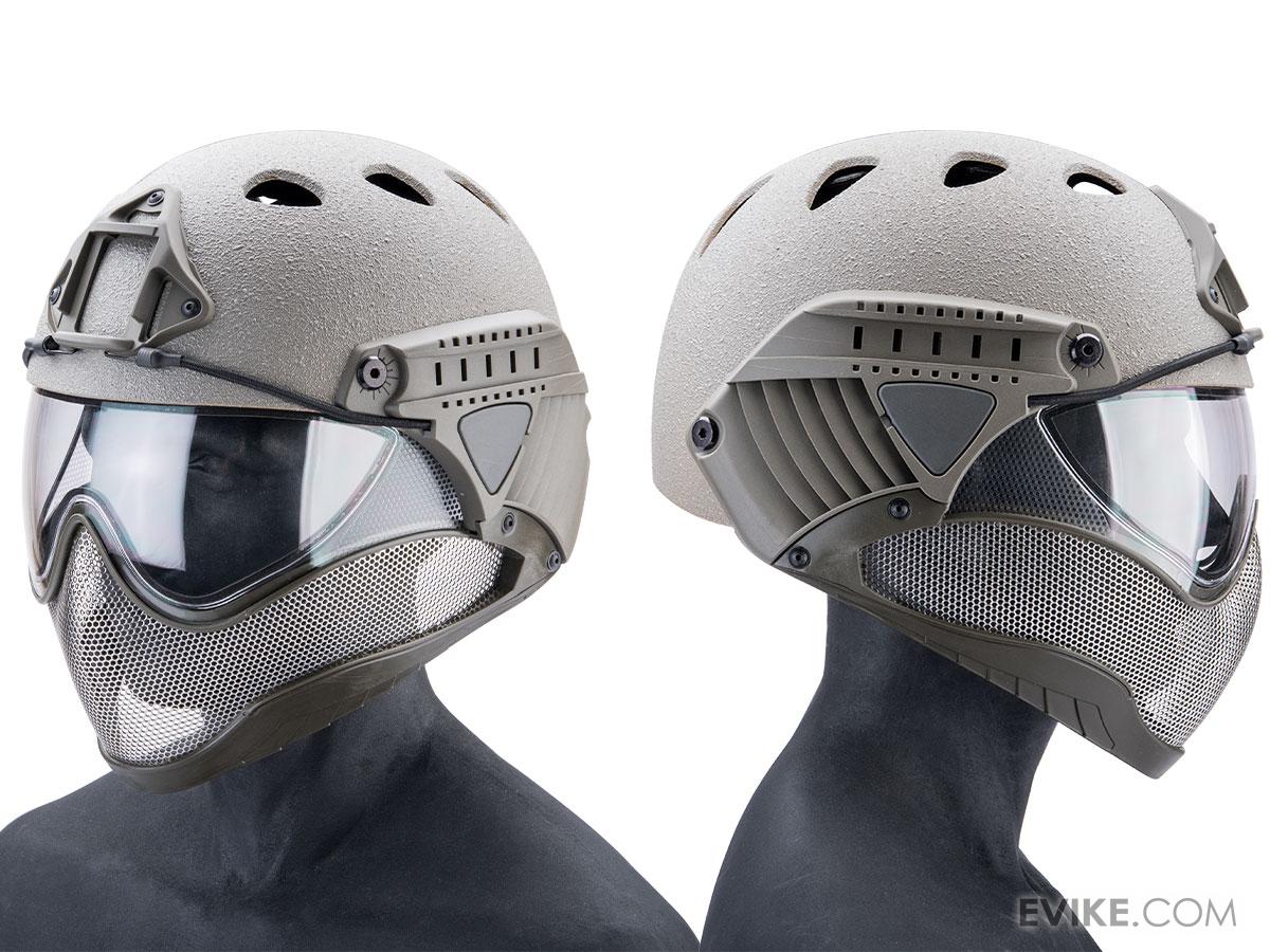 WARQ Full Face Protection Helmet System (Color Raptor / Grey Limited