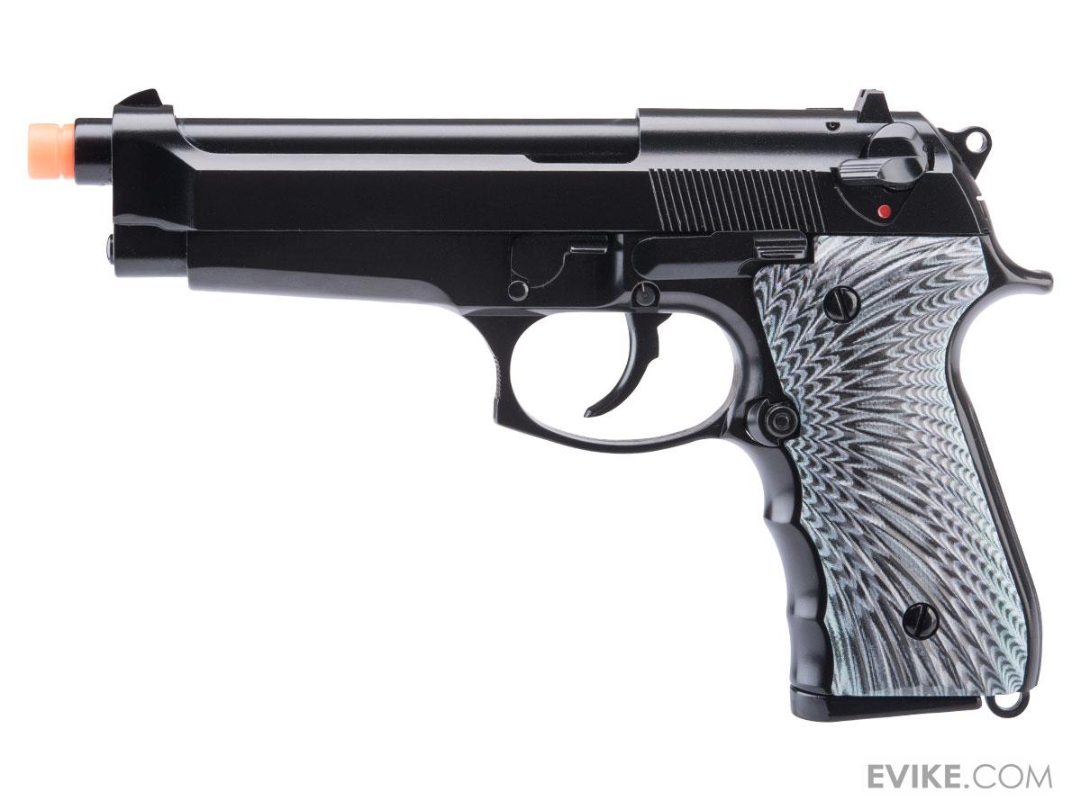 WeTech FullAuto M92 Eagle Gas Blowback Airsoft Pistol (Color Black