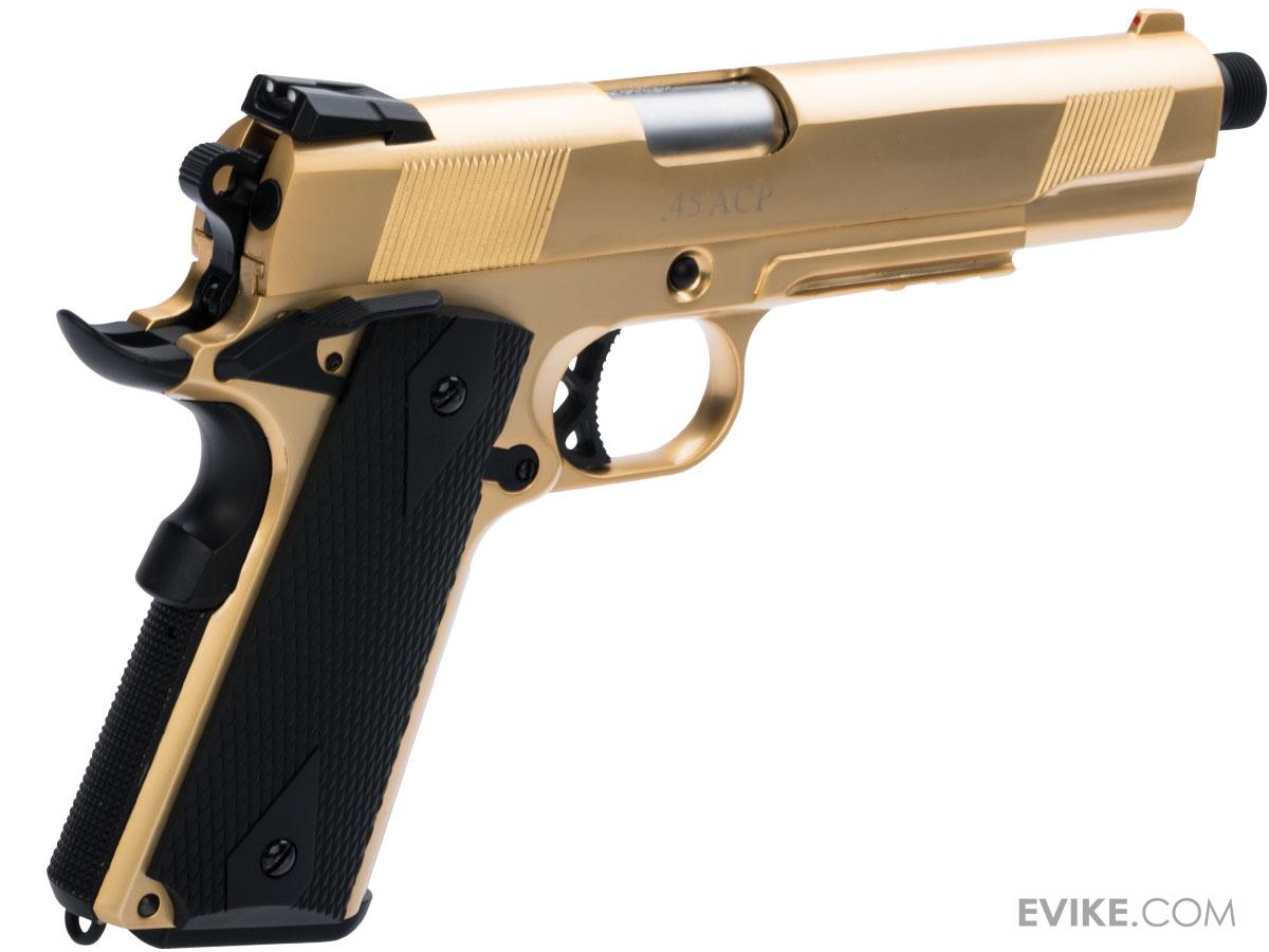 WEUSA Metal 1911 Railed Frame Heavy Weight Airsoft Gas Blowback Pistol