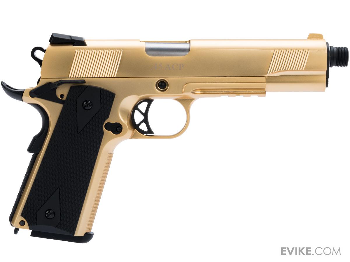 WEUSA Metal 1911 Railed Frame Heavy Weight Airsoft Gas Blowback Pistol