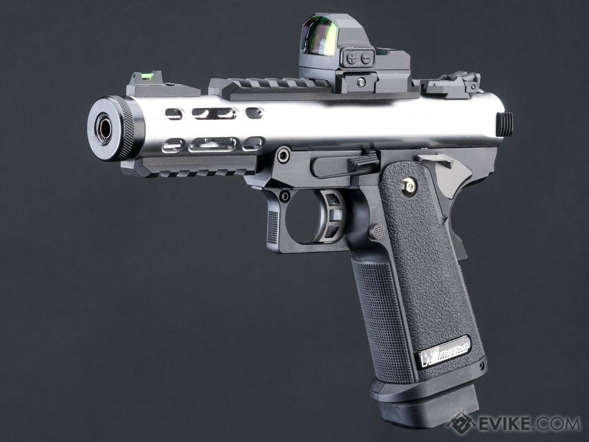 WE-Tech Galaxy Hi-CAPA Gas Blowback Airsoft Pistol (Color: Silver / Classic Frame)