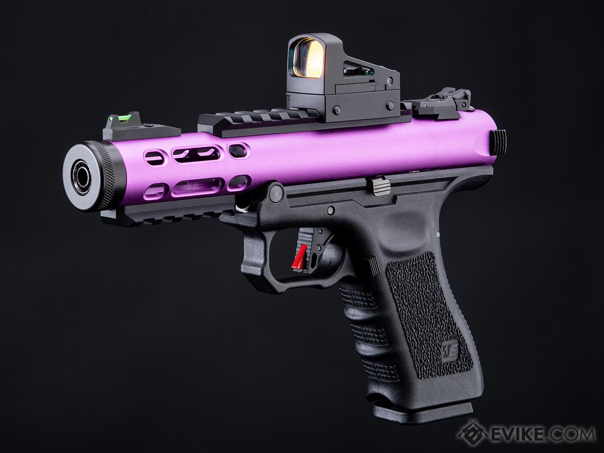 Pre-Order ETA June 2022 WE-Tech Galaxy Select-Fire Gas Blowback Airsoft Pistol (Color: Purple / Gun Only)