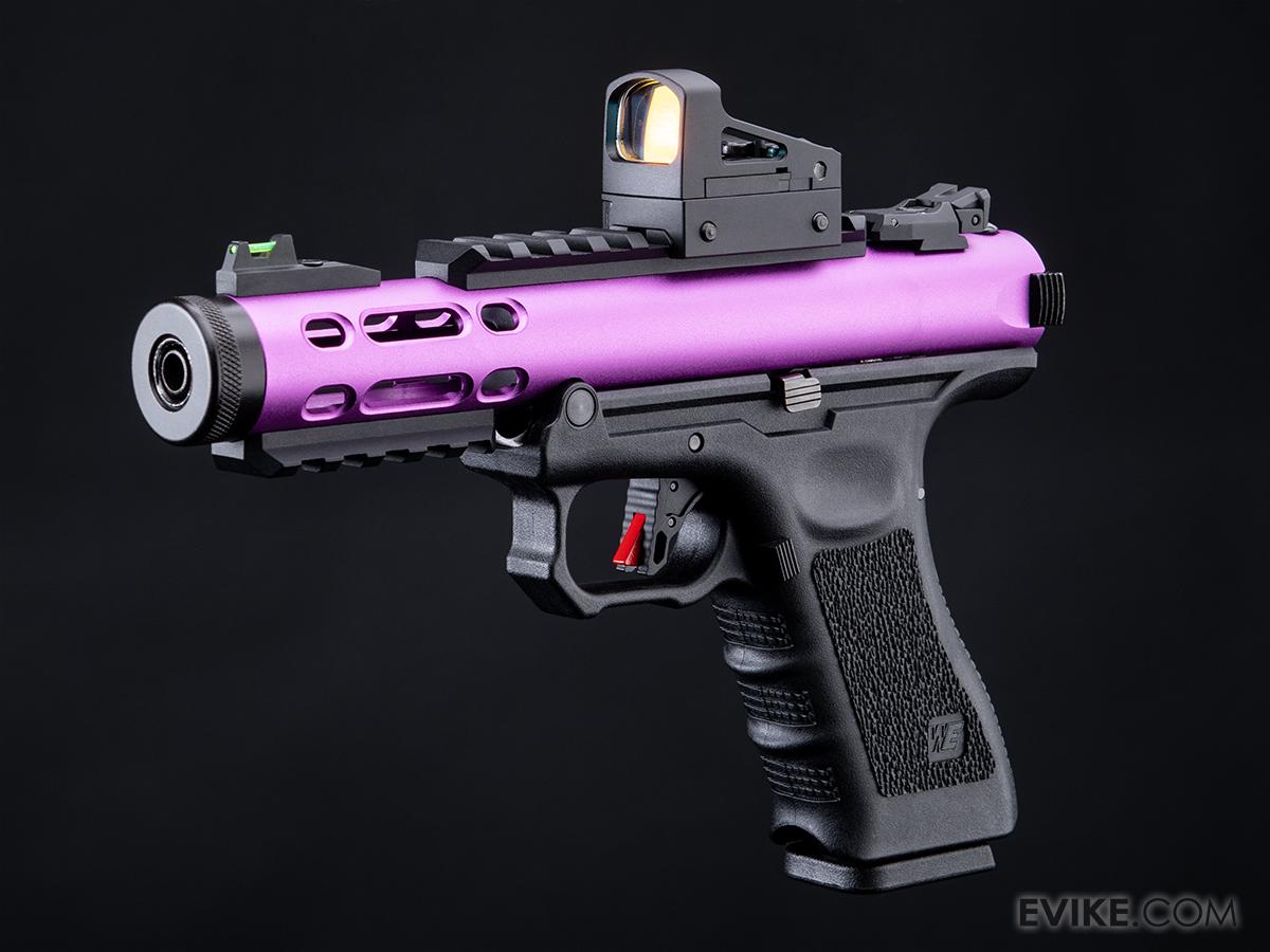 WE-Tech Galaxy Select-Fire Gas Blowback Airsoft Pistol (Color: Purple / Standard / Gun Only)