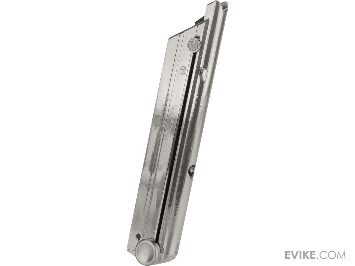 WE Spare Magazine for P08 / Luger Series Airsoft Gas Blowback (Color: Silver)