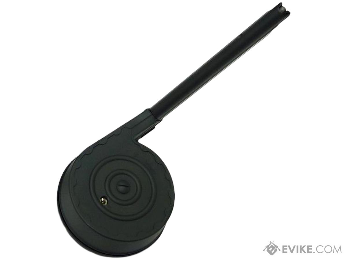 WE Full Metal 50 rds Drum Magazine for P08 Luger Airsoft Gas Blowback