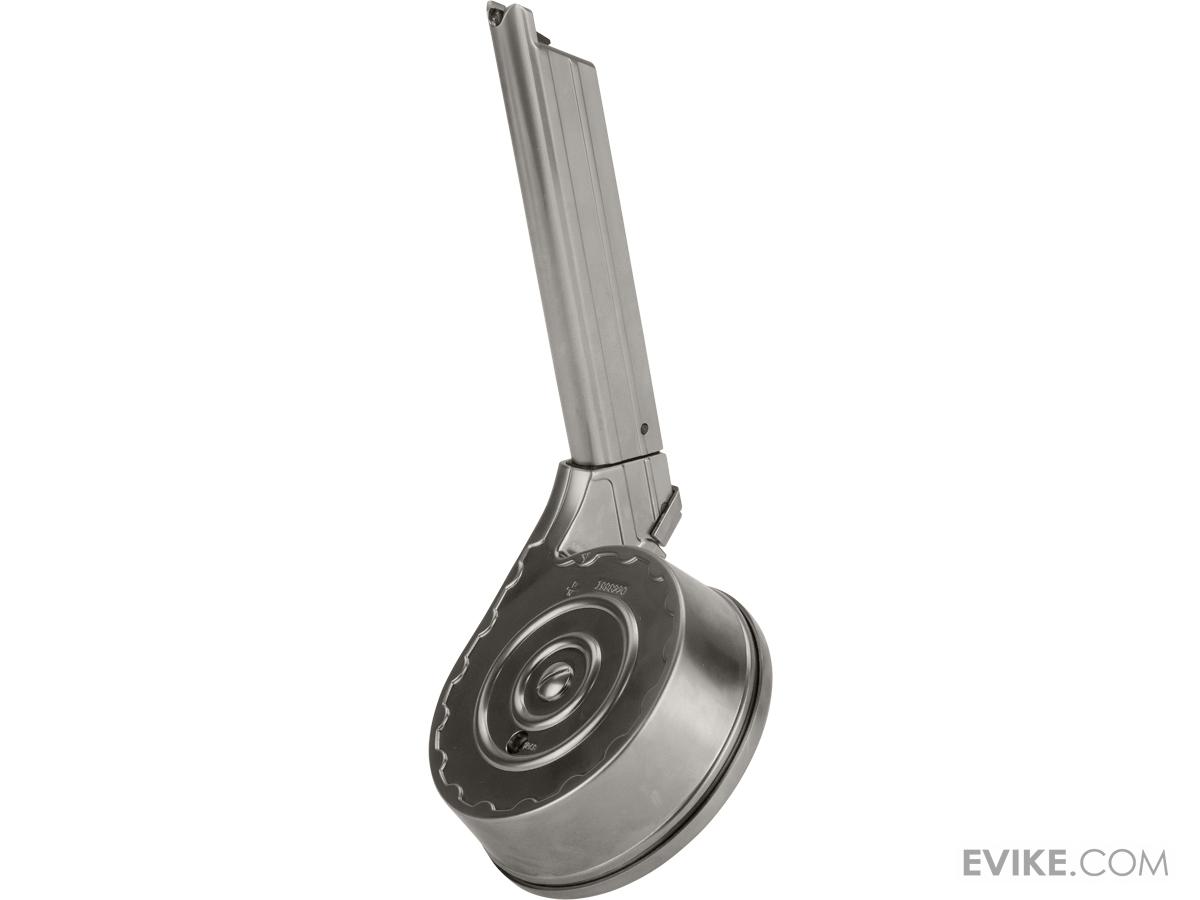 WE Full Metal 50 Round Drum Magazine for P08 Luger Airsoft Gas Blowback