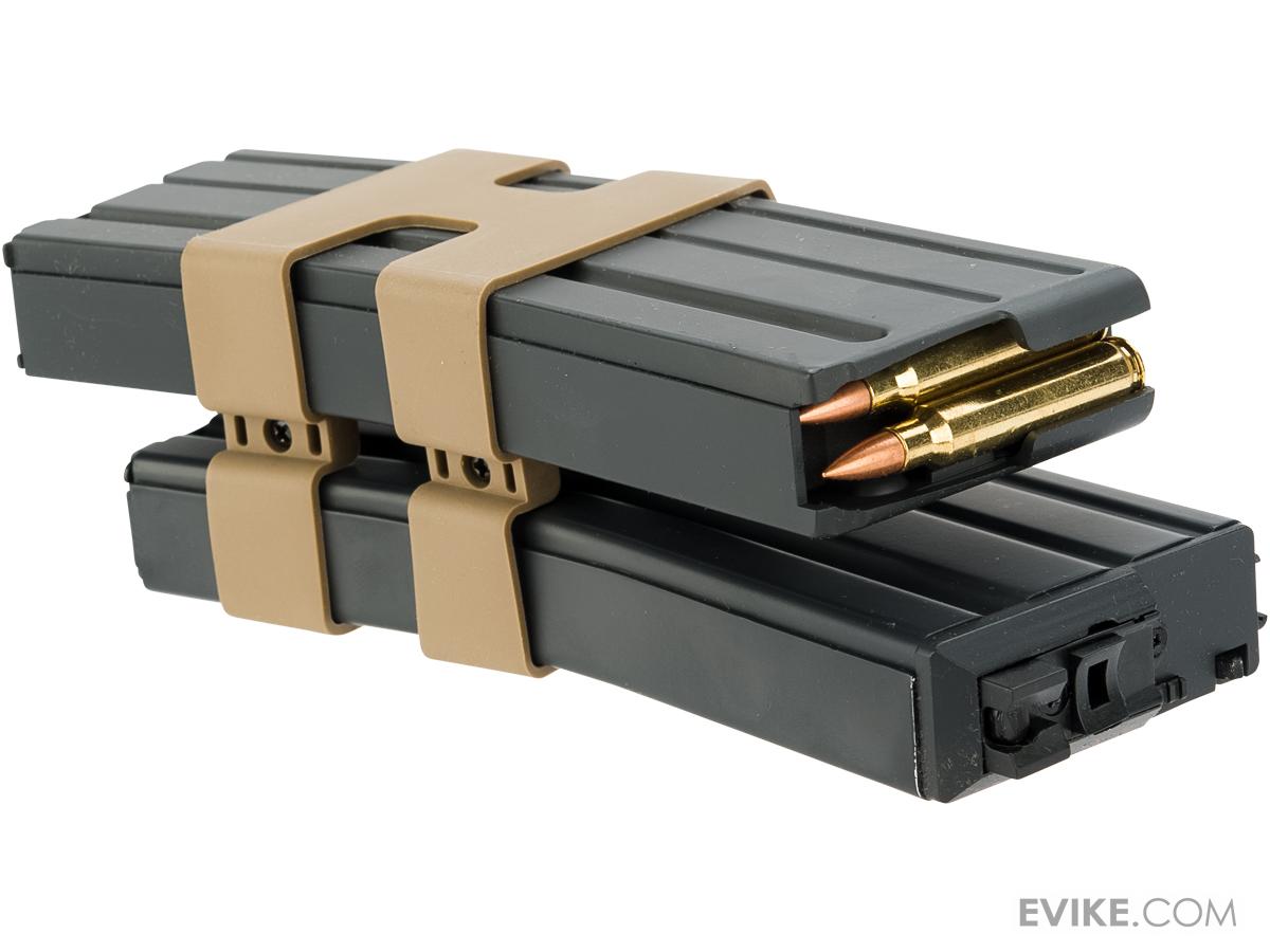 WETech M4 / M16 Open Bolt 80rd Green Gas High Capacity Double Magazine