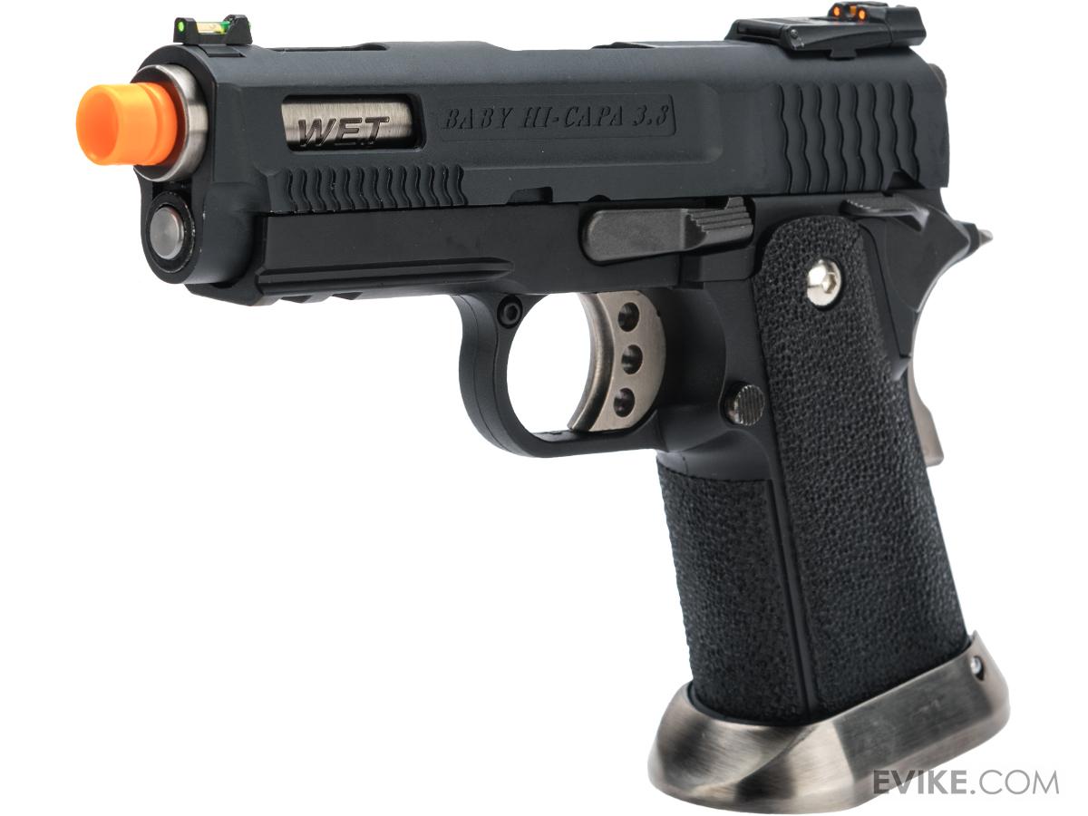 WE-Tech Hi-Capa 3.8 Brontosaurus Gas Blowback Pistol (Color: Black)