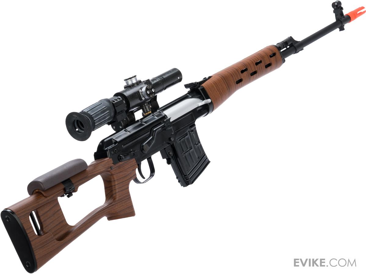 WETech SVD Airsoft Gas Blowback Sniper Rifle (Type Imitation Wood