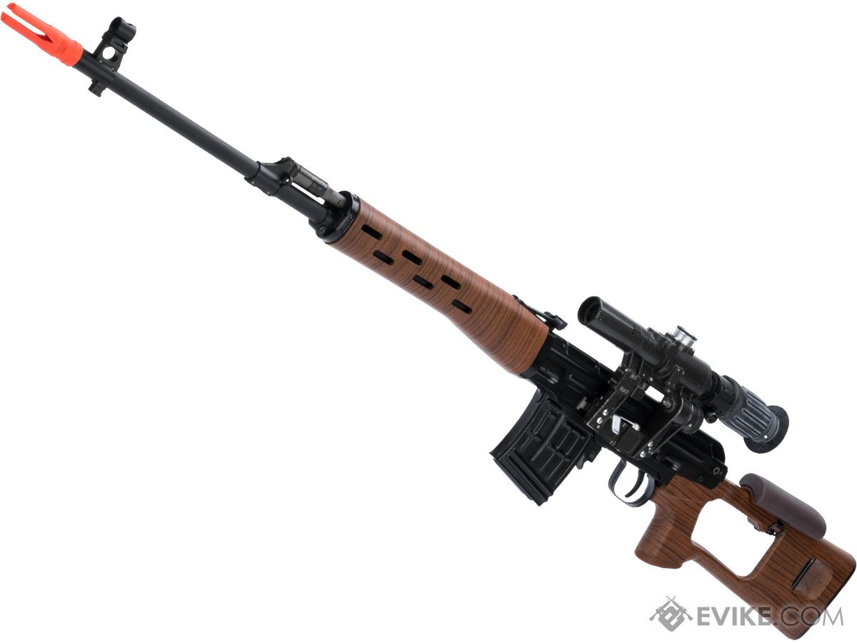 WE-Tech SVD Airsoft Gas Blowback Sniper Rifle (Type: Imitation Wood Stock and Handguards)