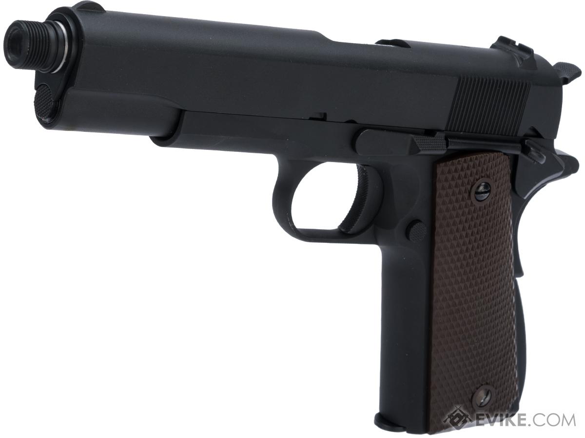WE-Tech Latest Gen2 Full Metal 1911 GI Full Size Airsoft GBB Pistol (Color: Black / CO2)
