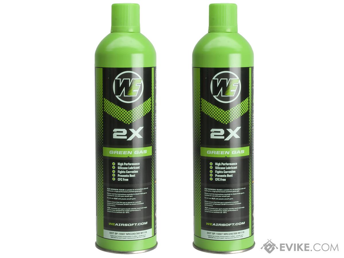 Airsoft Premium 2X High Performance Gas 10.5oz by WE (Qty: 1 Can /  Green), Accessories & Parts, BBs & Gas, Airsoft Gas & CO2 -   Airsoft Superstore