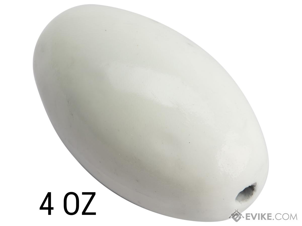 Battle Angler Luminous Glow Bullet Egg Lead Weight Sinker (Size: 4oz / 5 Pack)