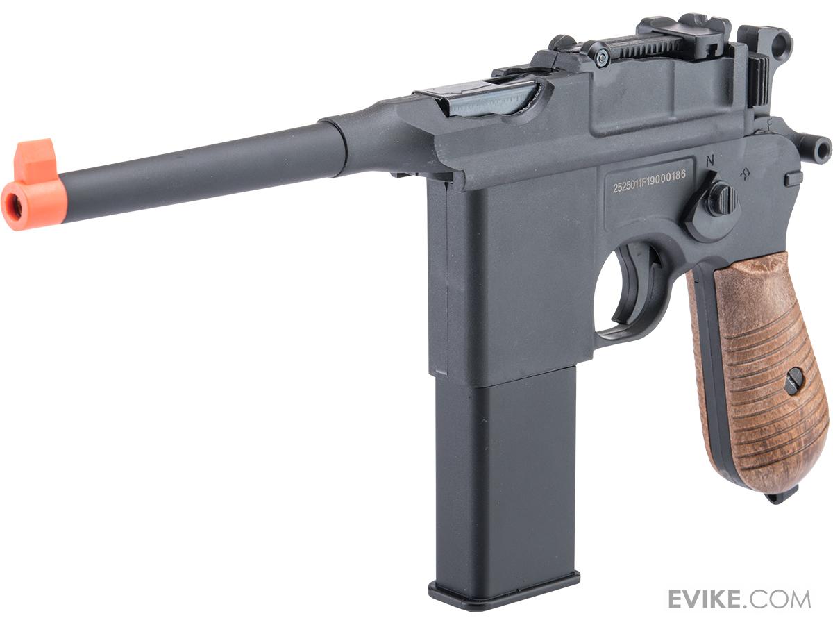 WELL G196 Mauser Broomhandle CO2 Gas Blowback Pistol