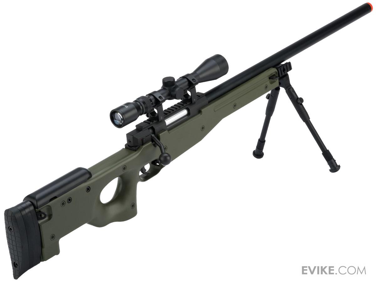 Marcadora Airsoft Duel Code Sniper L96 mira 3-9x42 bípode - Reborn