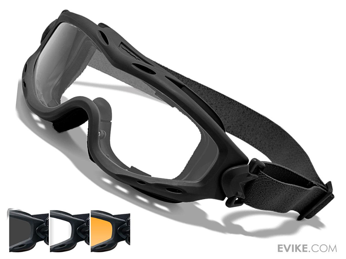 Wiley X Spear Tactical Goggle (Color Smoke Grey, Clear, and Rust Lens