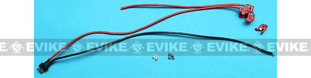 G&P Wiring Switch Assembly For Ver.II series Airosft AEG - Crane Stock / Rear Wiring / Standard Deans