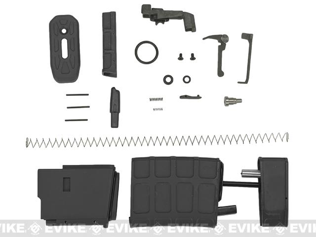 G&P PTS 39rd Magazine Kit for G&P King Arms WA M4 Airsoft GBB Blowback Rifles - Box of 5 (Color: Black)