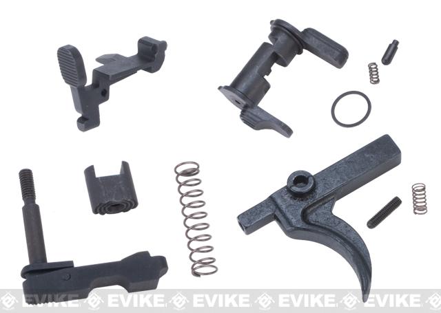 G&P Steel Receiver Hardware Set for G&P / WA M4 Series Airsoft GBB Rifles (Type: Ambidextrous)