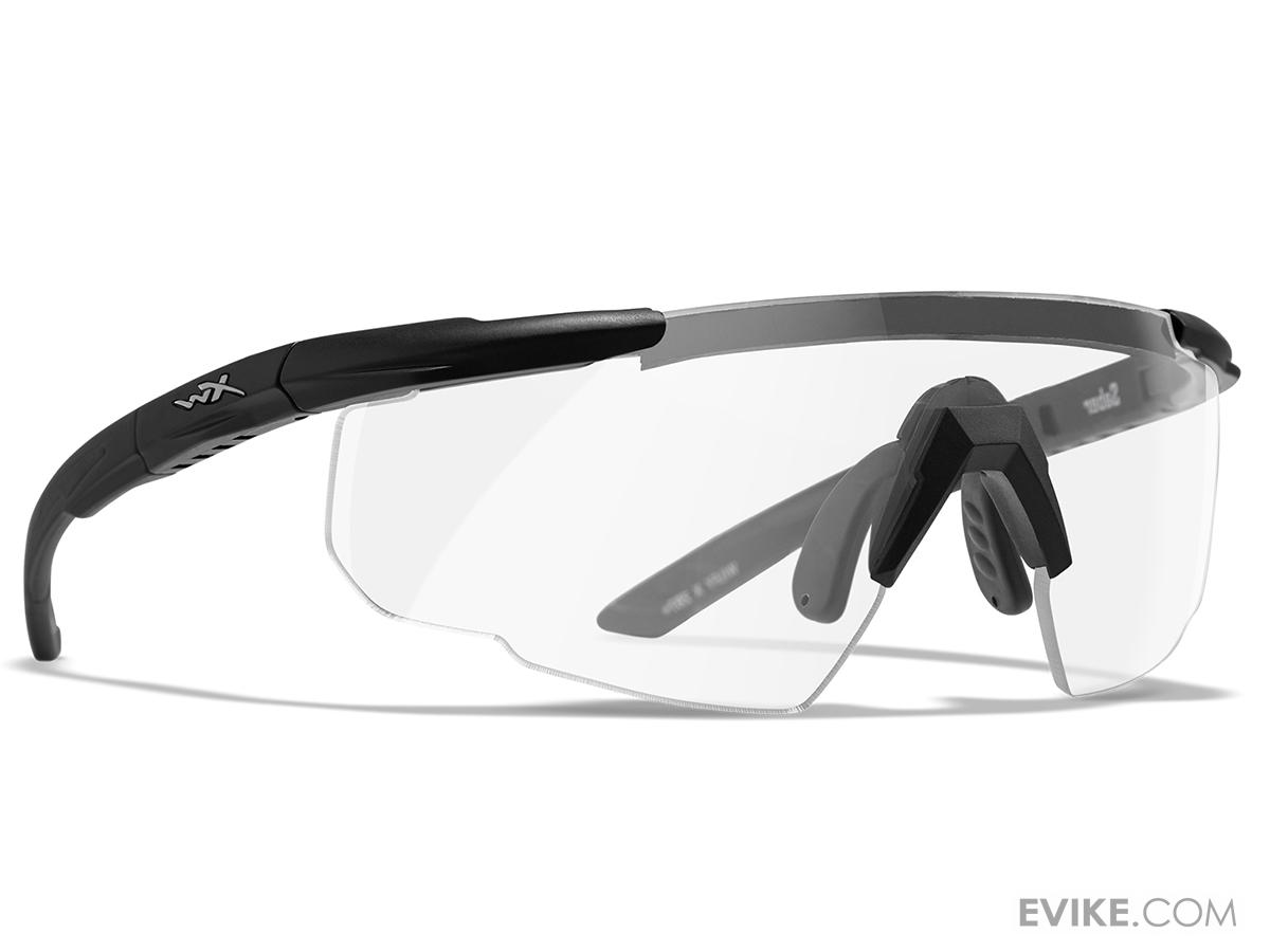 Wiley X Saber Advanced Ballistic Shooting Glasses (Model Matte Black w