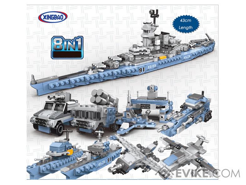 XingBao Collectible Building Block Set (Style: Battleship Set)