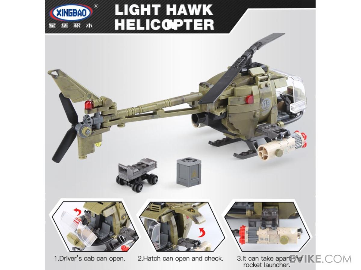 XingBao Collectible Building Block Set (Style: Military Light Hawk ...