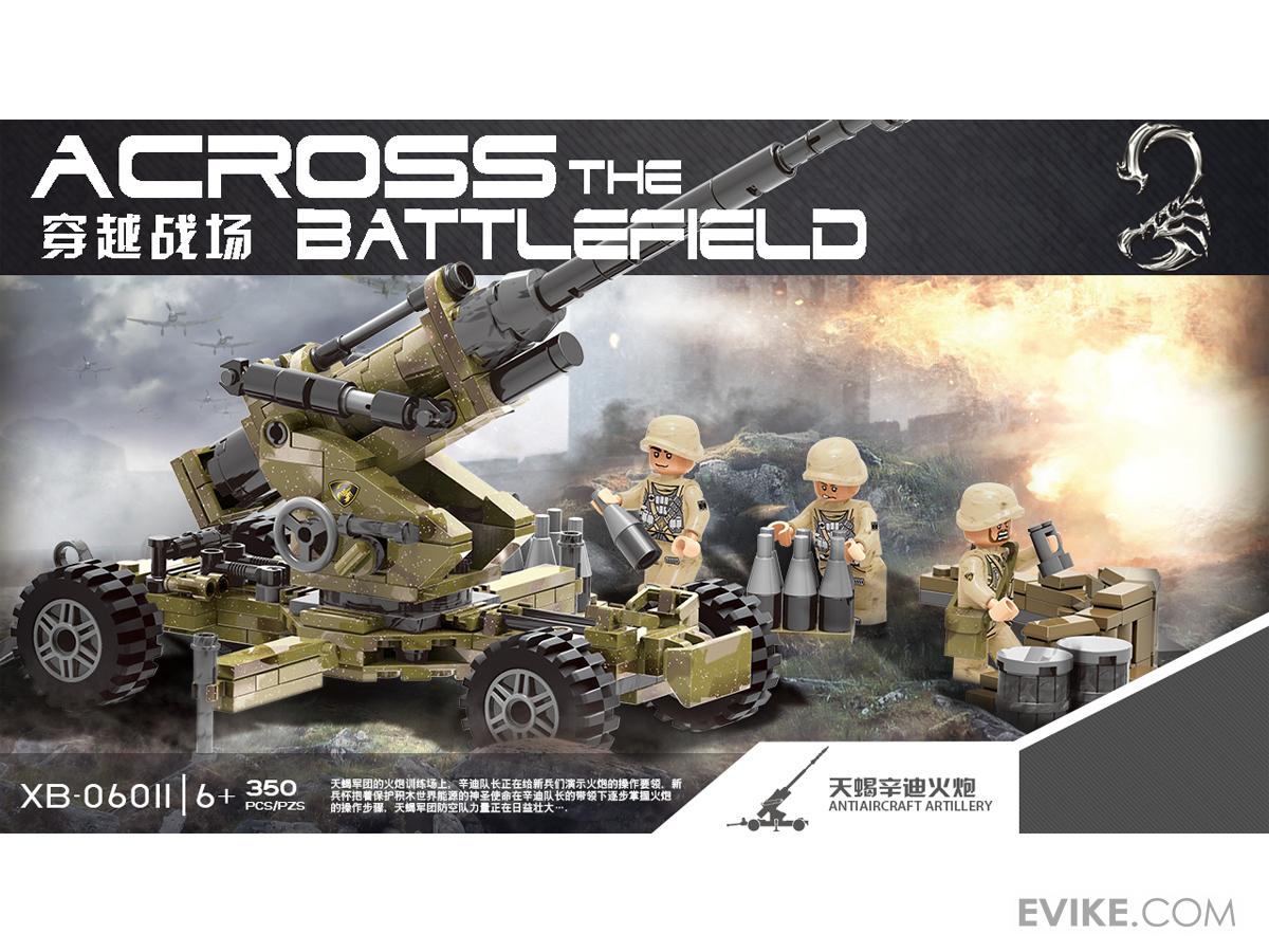 XingBao Collectible Building Block Set (Style: Anti-Aircraft Artillery Battery)