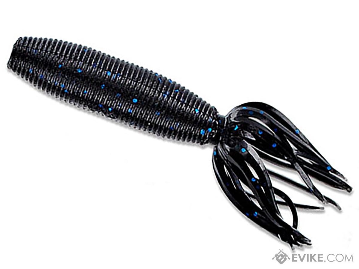 Yamamoto Baits Fat Ika Fishing Bait (Color: Black w/ Blue Flake)