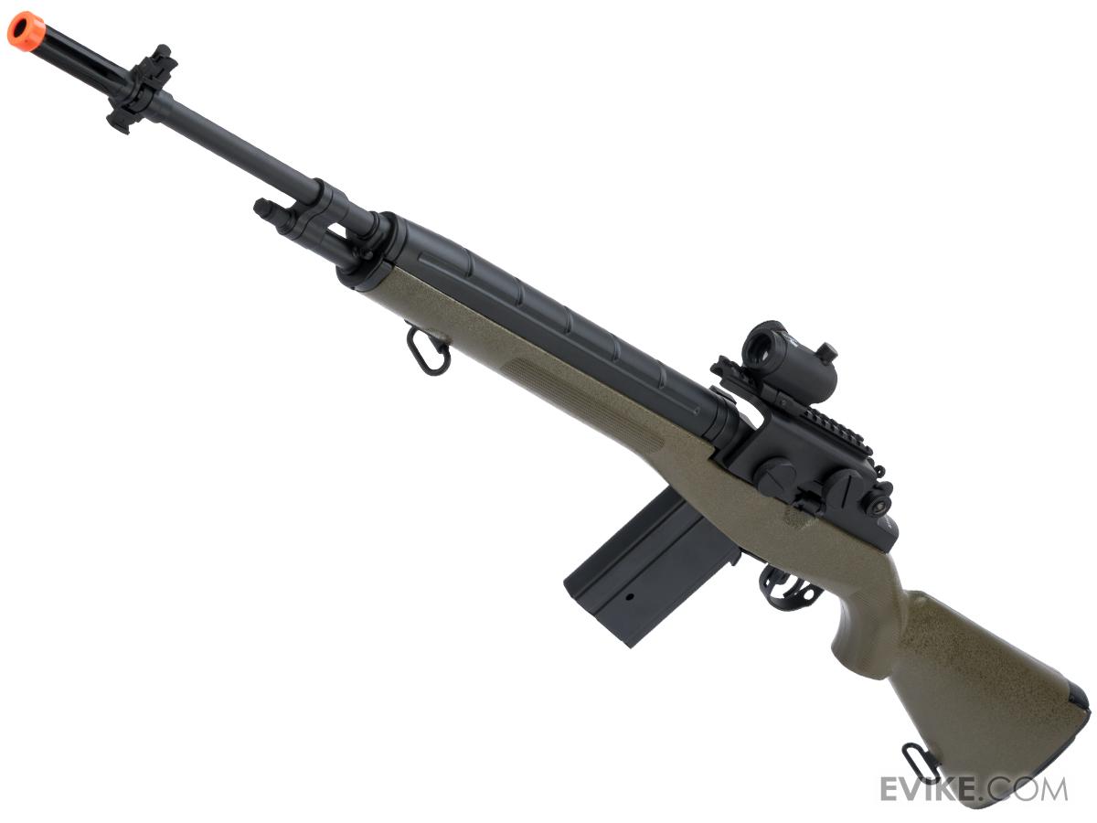 CYMA Sport M14 Airsoft AEG Rifle (Color: OD Green / Add Scope Mount)