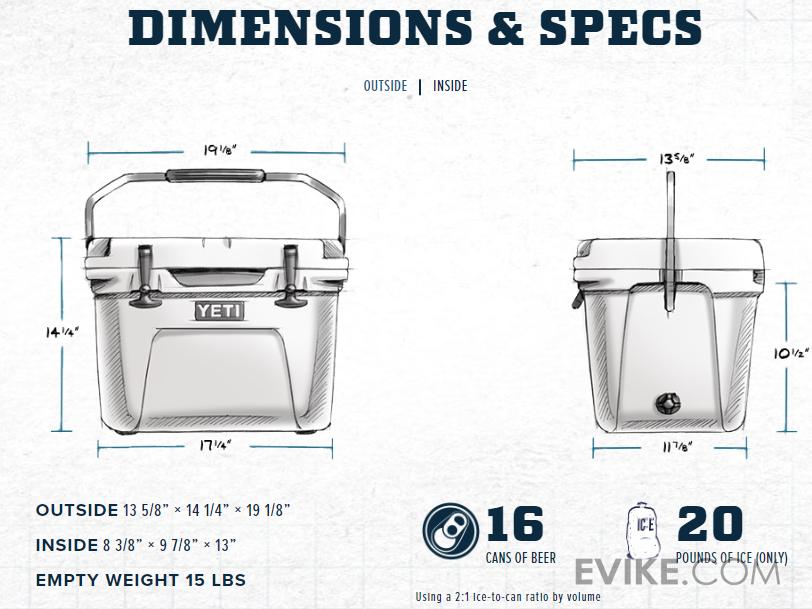 YETI Roadie Ice Chest (Model 20 / Desert Tan), MORE, Fishing, Box and