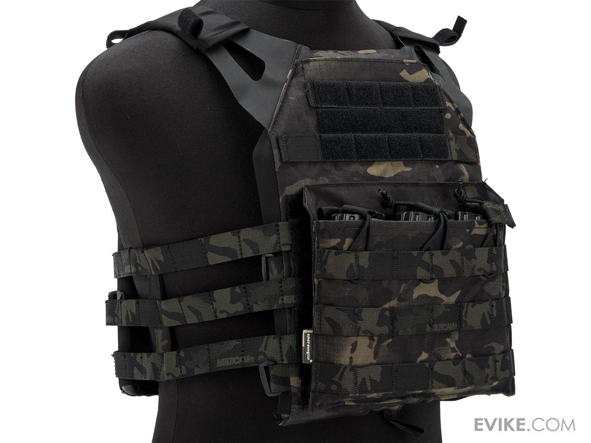 Emerson 7344 Compact Plate Carrier (Color Multicam Black), Tactical