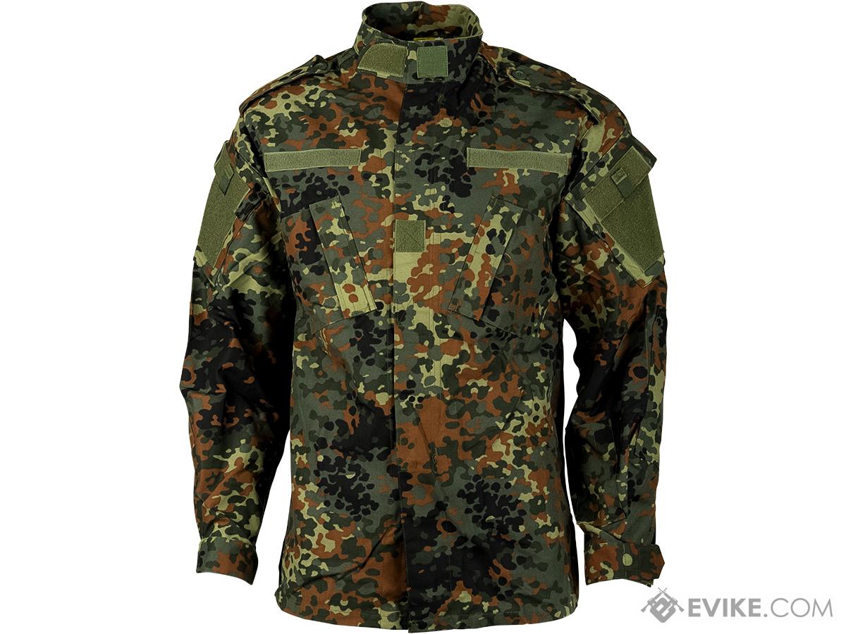 Emerson R6 German BDU Field Uniform Set (Color: German Flecktarn Camo / X-Large)