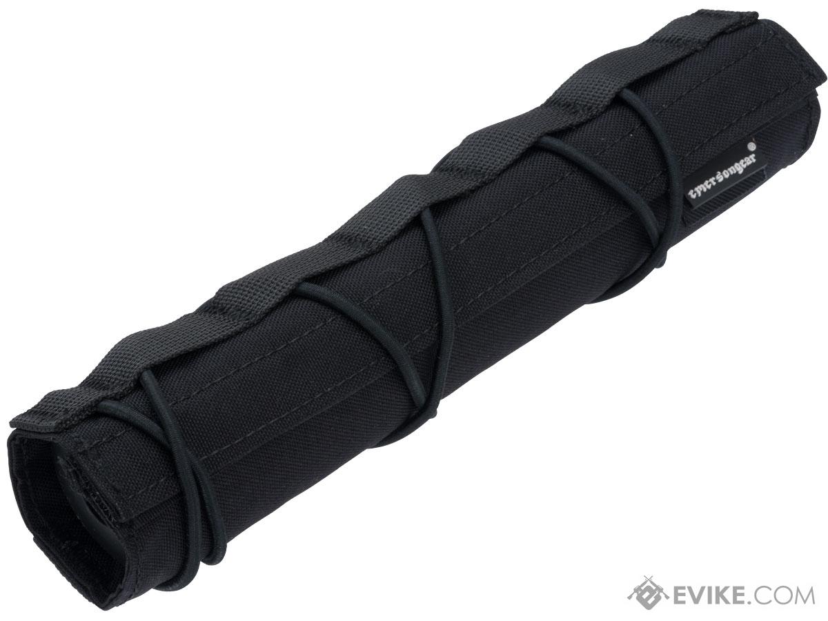 EmersonGear Cordura 22cm Airsoft Suppressor Cover (Color: Black)
