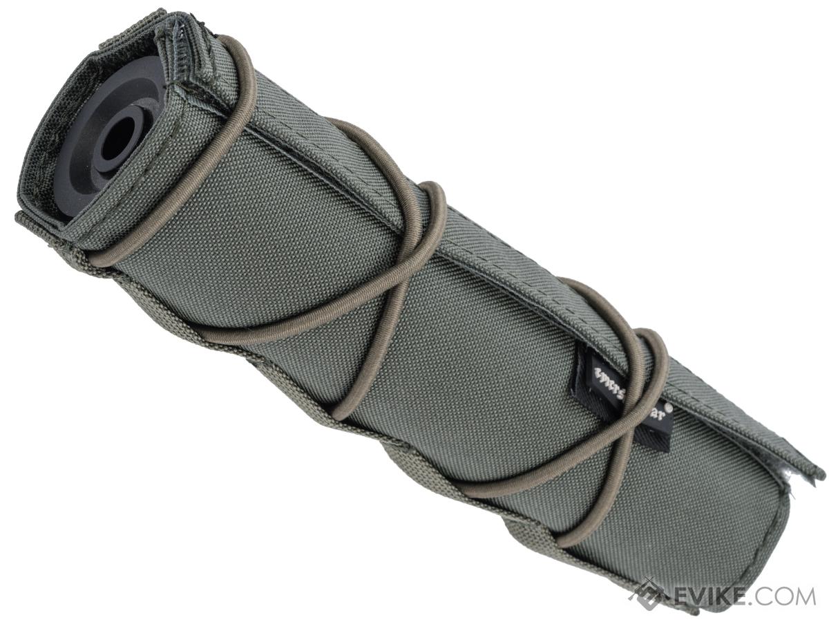 EmersonGear Cordura 18cm / 7 Airsoft Suppressor Cover (Color: Foliage Gren)