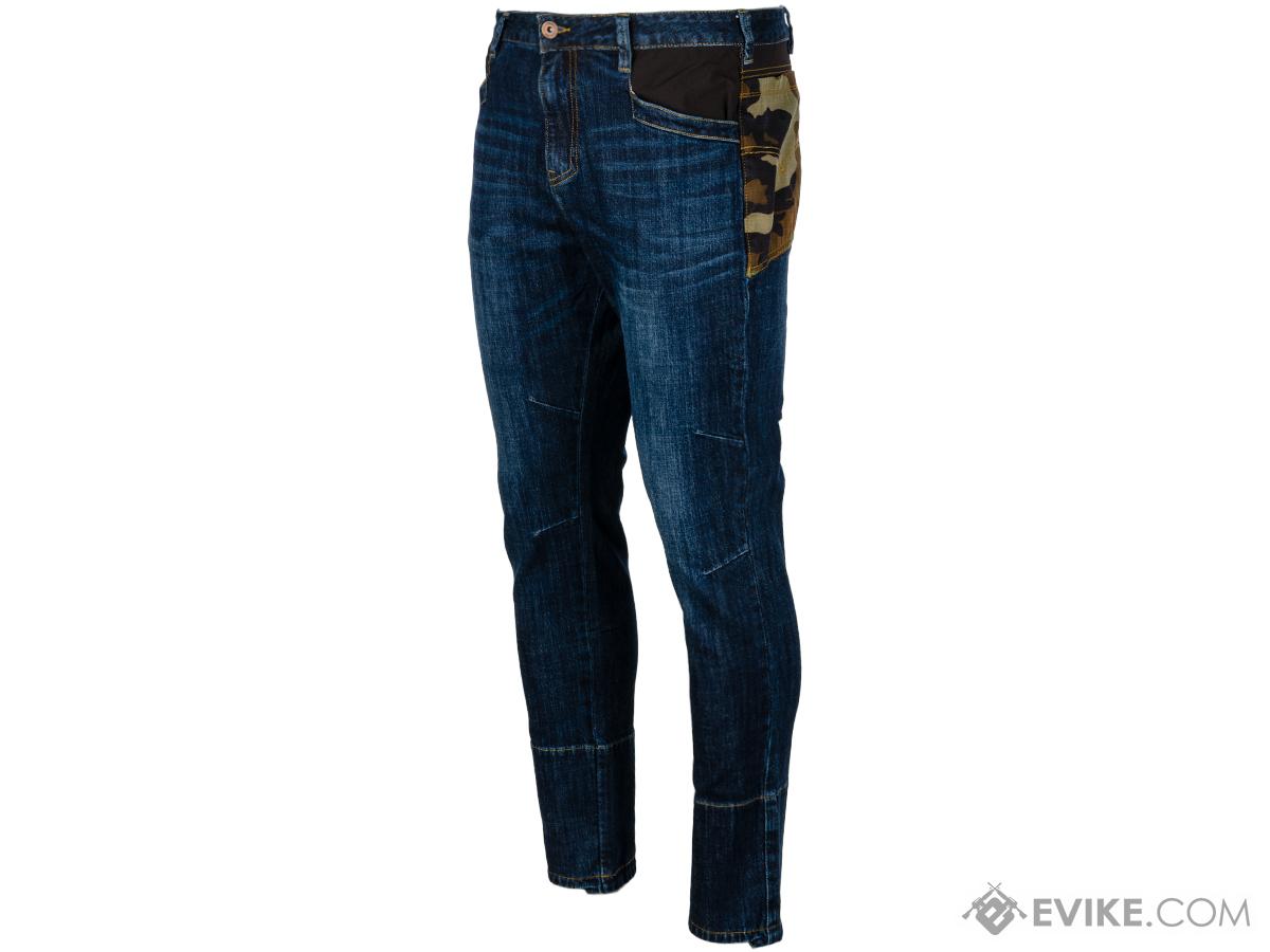 EmersonGear Blue Label Tactical Denim Jeans (Color: Blue / Woodland / Size 36)