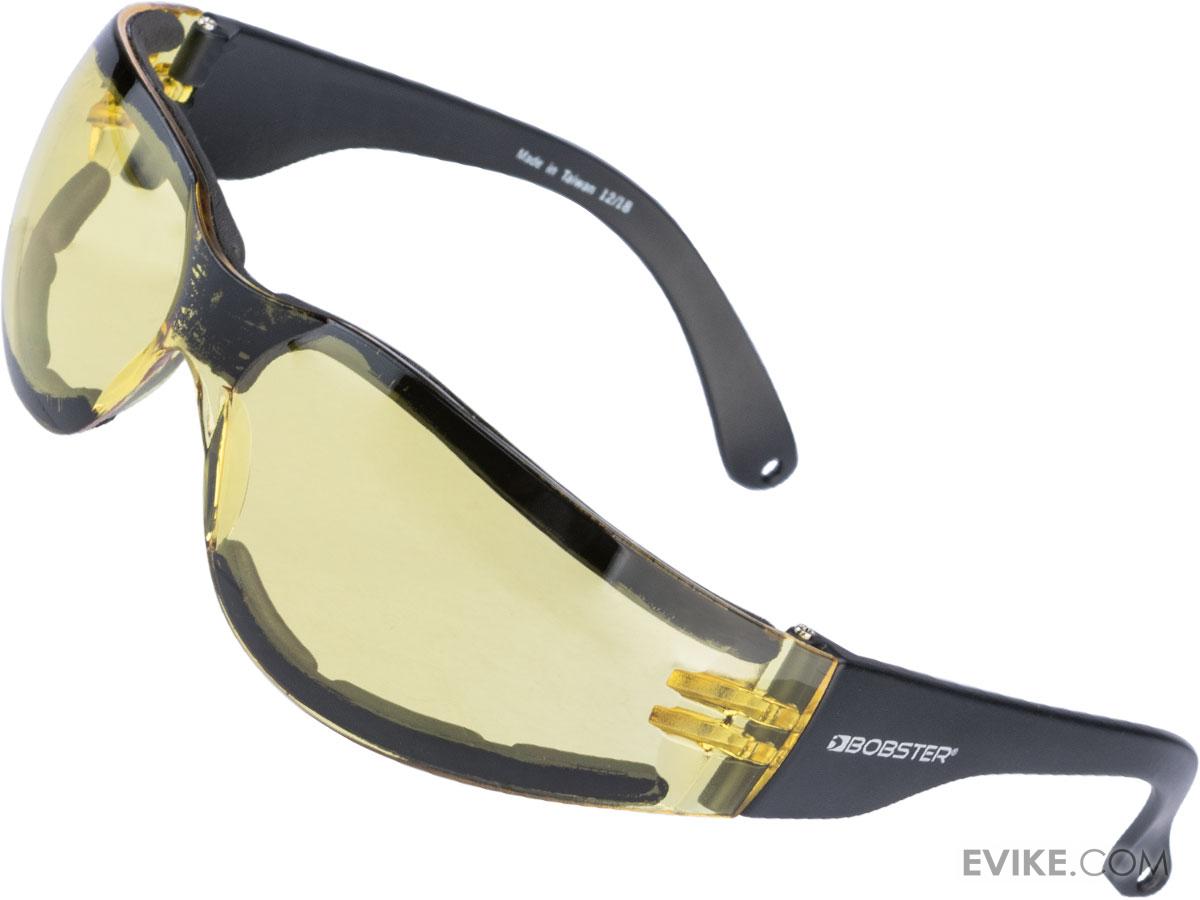 Bobster SHIELD III ANSI Z87 AntiFog Shooting Sunglasses (Color Yellow